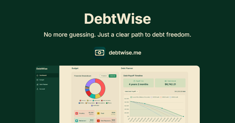 DebtWise - Become debt free faster